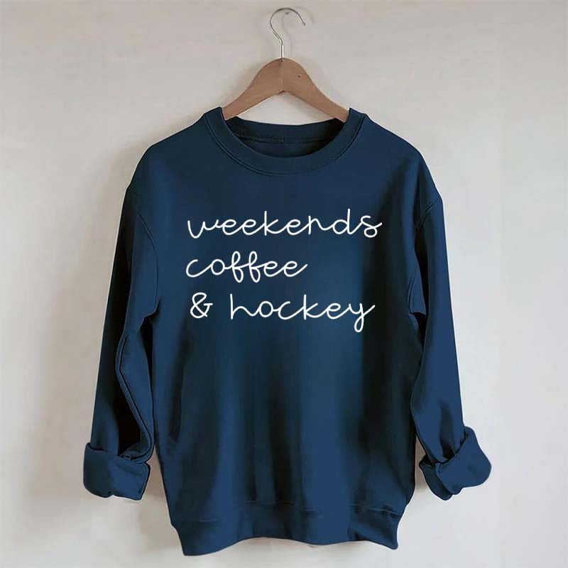 Weekends Coffee Hockey Mom Sweatshirt