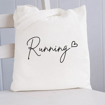 Minimalist Running Tote Bag
