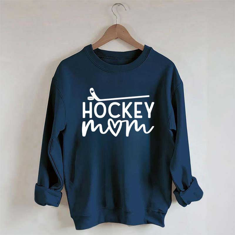 Ice Hockey Vibes Mom Sweatshirt