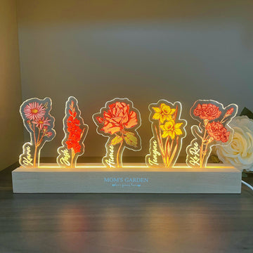 50%OFF-✨Custom Birth Flower LED Light