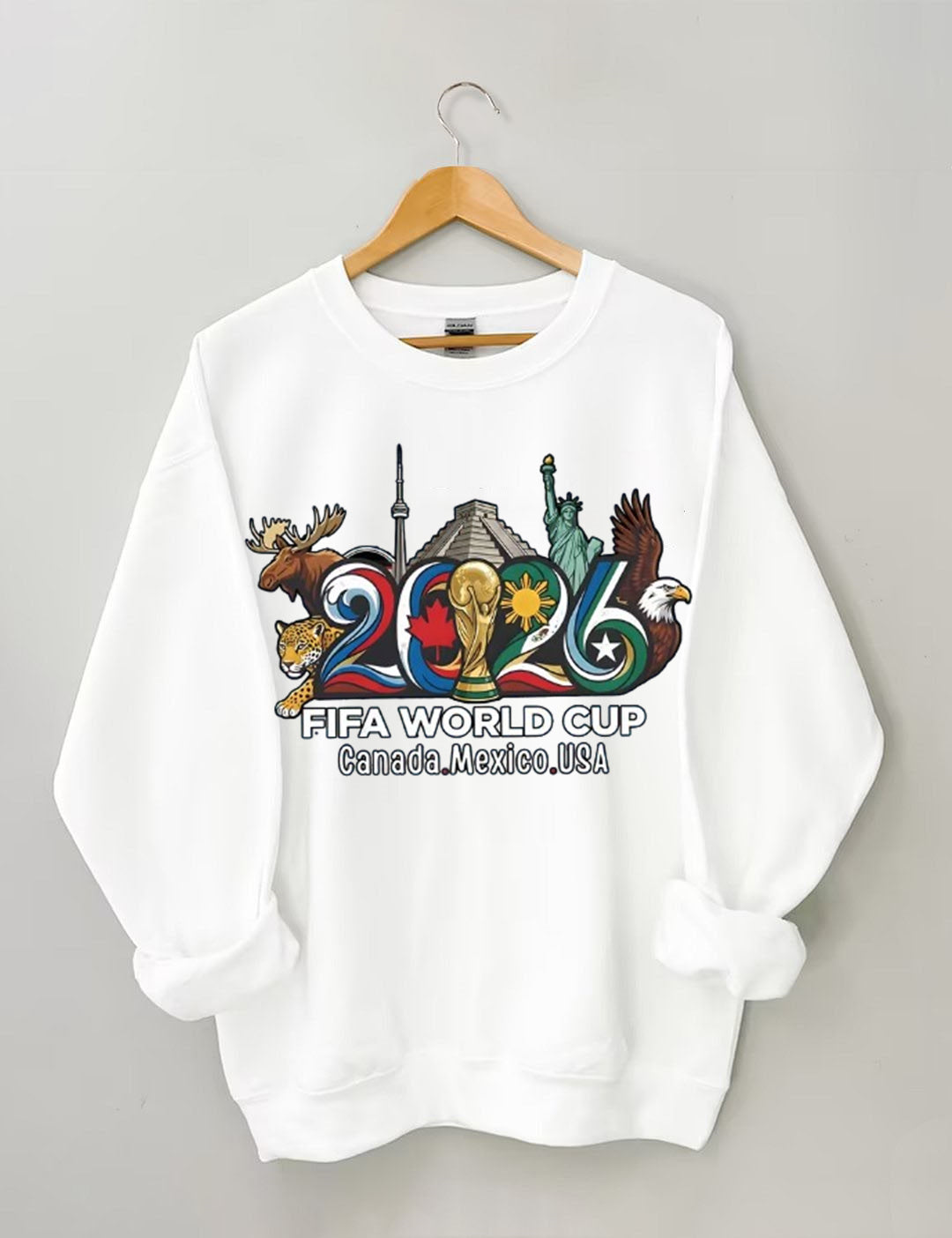 FIFA World Cup 2026 , USA Canada Mexico Soccer, Football Fan , World Cup Gift Sweatshirt