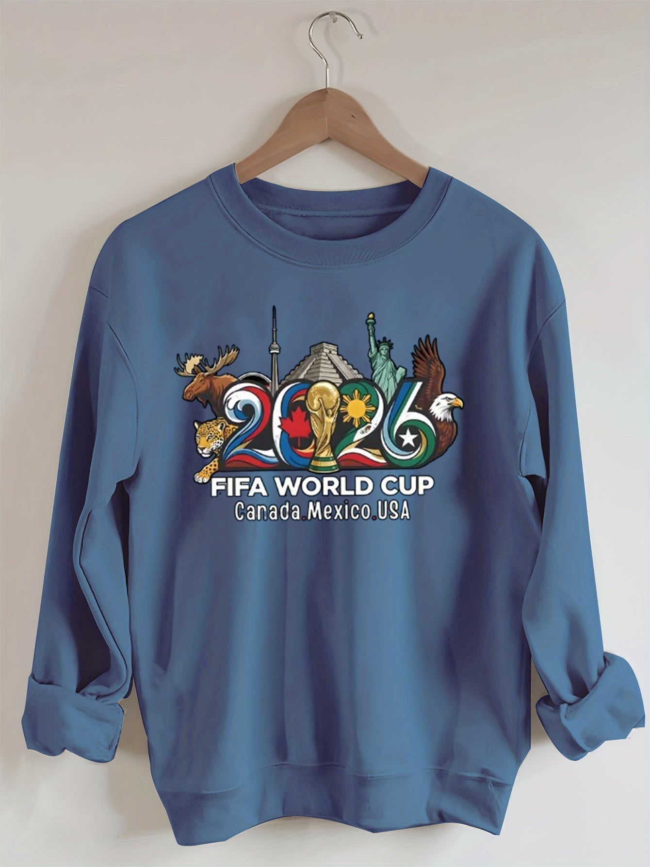 FIFA World Cup 2026 , USA Canada Mexico Soccer, Football Fan , World Cup Gift Sweatshirt