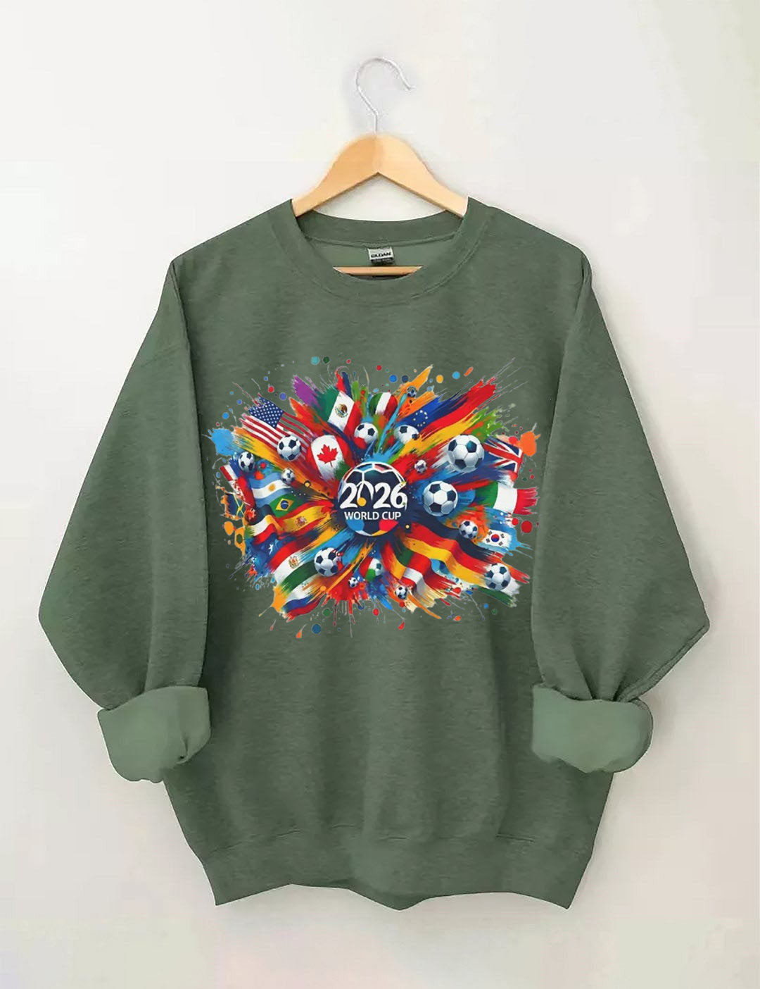 World Soccer 2026 Game Flag Sweatshirt
