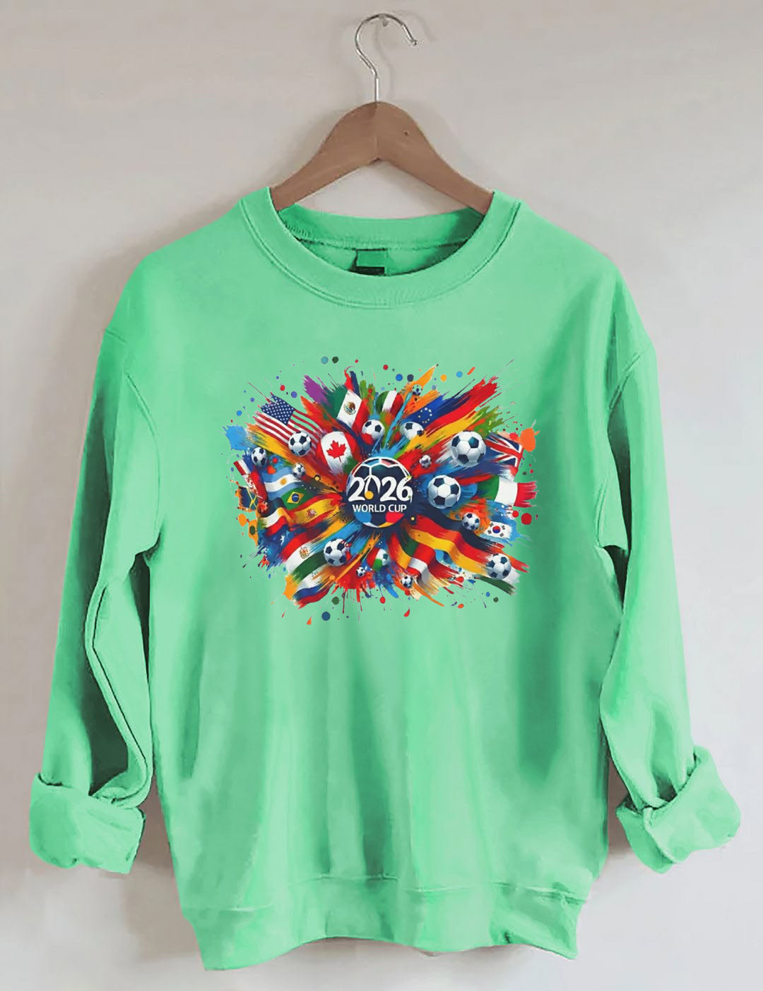 World Soccer 2026 Game Flag Sweatshirt