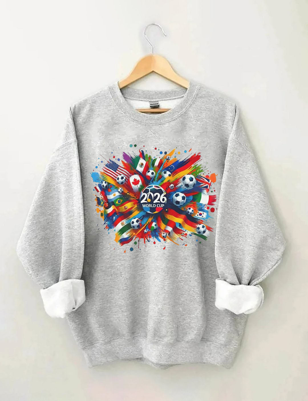World Soccer 2026 Game Flag Sweatshirt