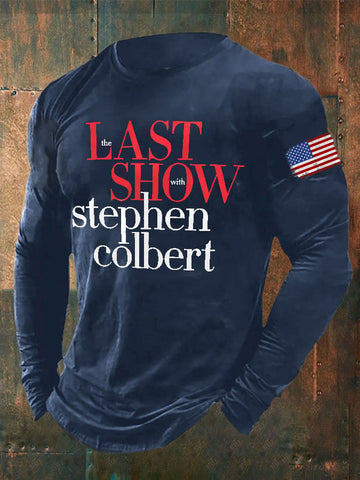 🔥Buy 3 Get 15% Off🔥Men's Retro Last Show Print T-Shirt