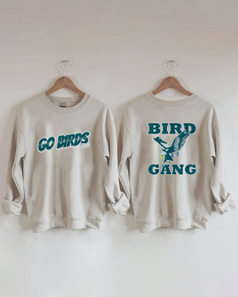 Birds Gang Eagles Football Sweatshirt