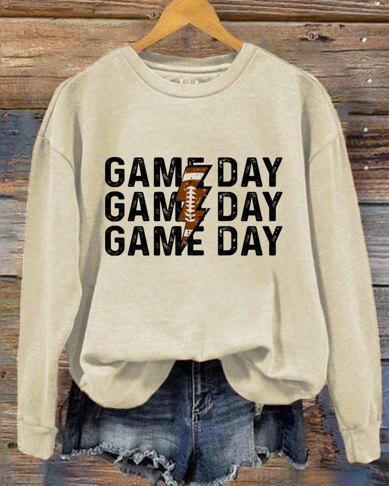 Game Day Football Graphic Sweatshirt