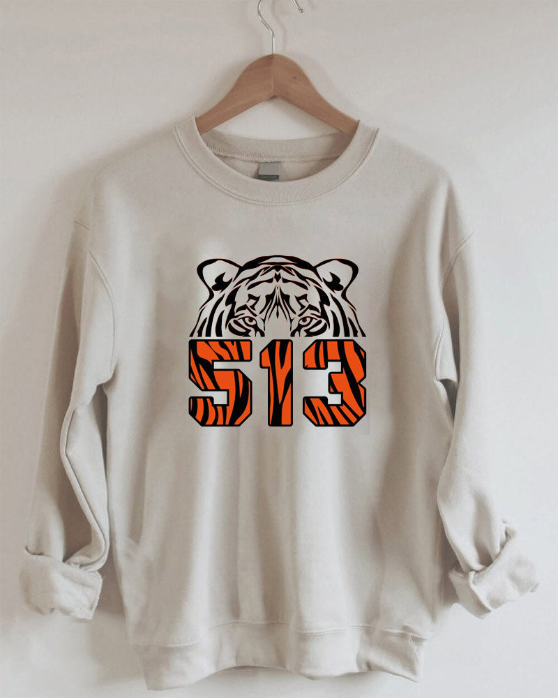 513 Cincinnati Bengals Tiger Sweatshirt