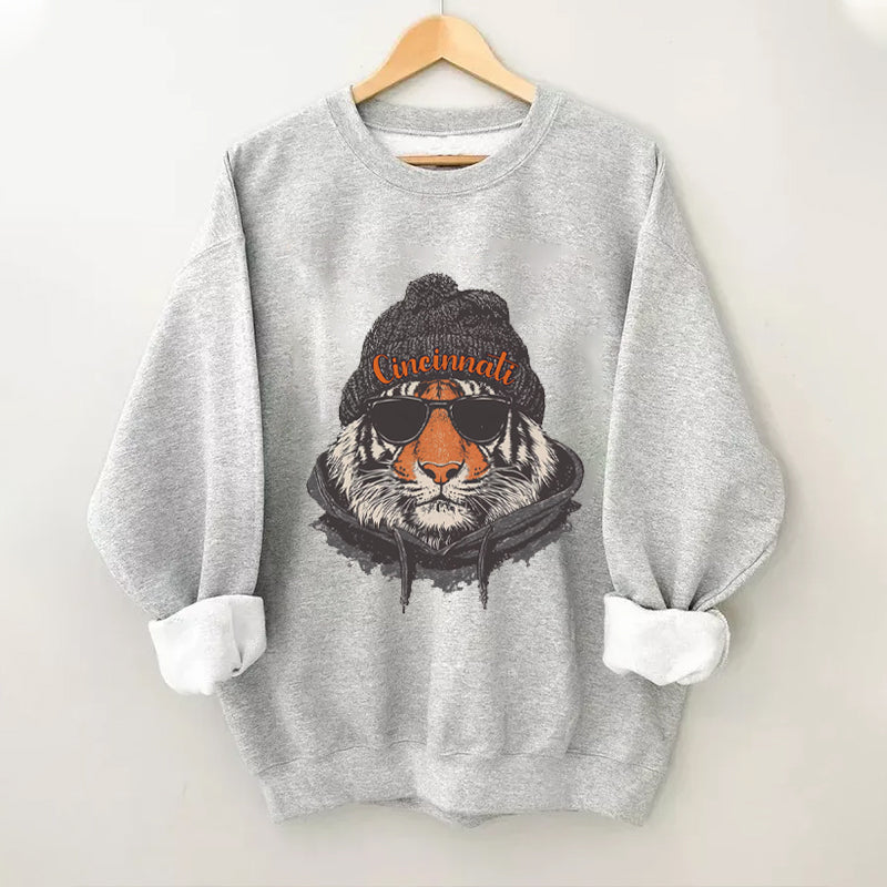 Comfort Colors Cincinnati Football Mascot Sweatshirt
