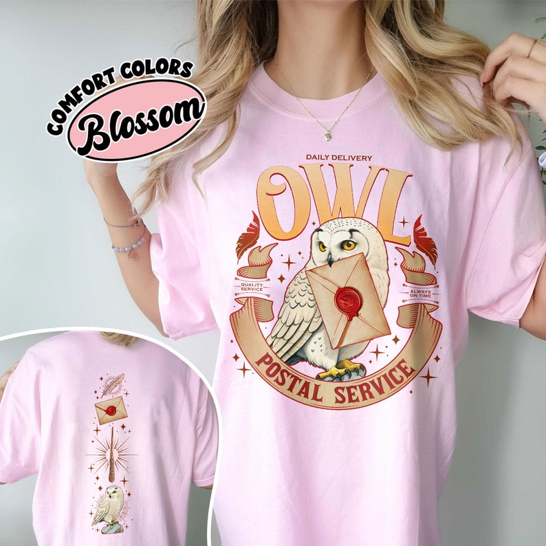 Owl Postal Service Comfort Colors Shirt