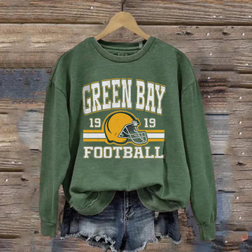 Retro Green Bay Football Sweatshirt