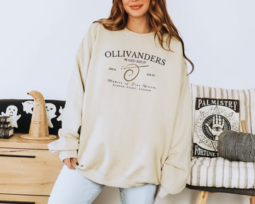 Ollivander's Wand Shop Embroidered Sweatshirt