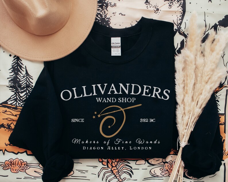 Ollivander's Wand Shop Embroidered Sweatshirt