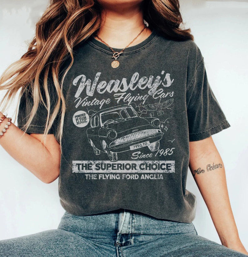 Weasley's Vintage Flying Car Shirt