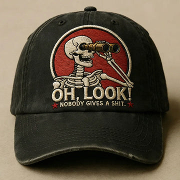 Oh Look Nobody Gives A Sh*t Embroidered Cap