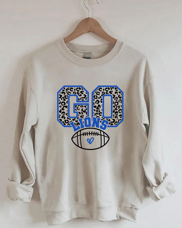 Go Lions Football Sweatshirt