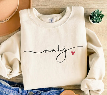 Cute Minimalistic Mahjong Sweatshirt