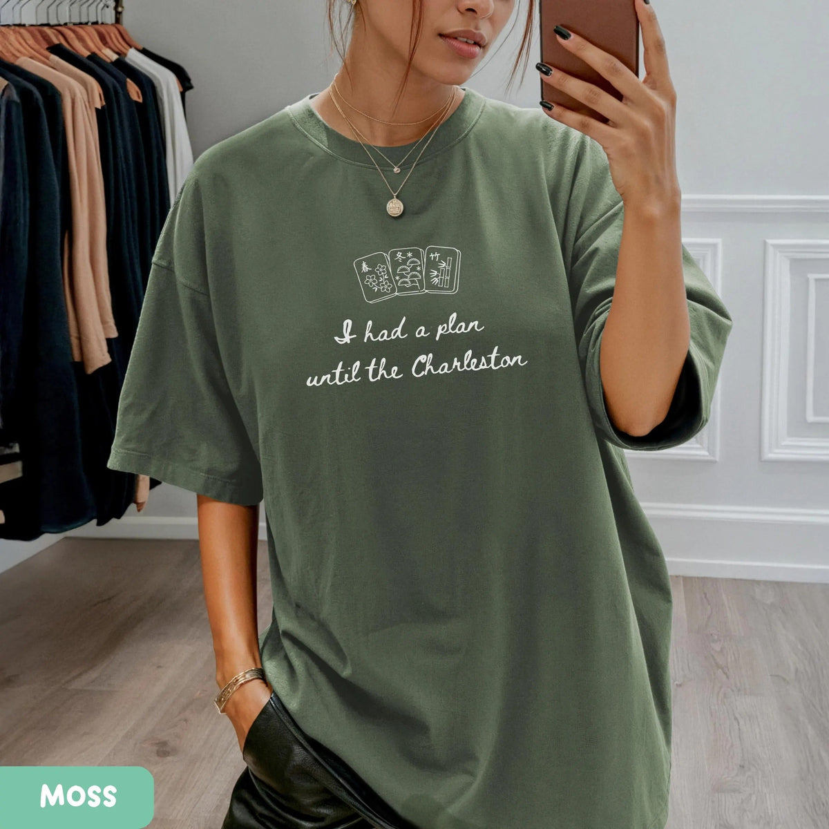 Comfort Colors When you had a plan, but then Charleston happened... Funny Mahjong T-Shirt